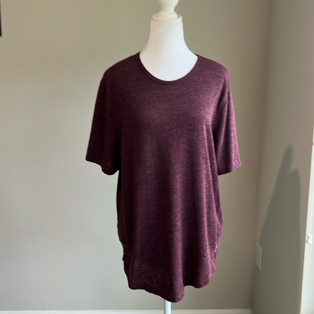 Five Four women’s burgundy&black knit top